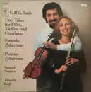 LP - Carl Philipp Emanuel Bach - Eugenia Zukerman , Pinchas Zukerman , Samuel Sanders , Timothy Eddy - Drei Trios Für Flöte, Violine Und Continuo
