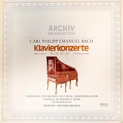 C.P.E. Bach - Klavierkonzerte (Piano Concertos) Wq 46, 107, 109