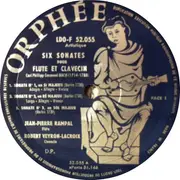 LP - C. P. E. Bach - Six Sonates Pour Flûte Et Clavecin