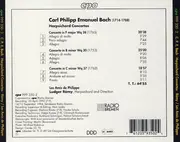 CD - Carl Philipp Emanuel Bach - Les Amis De Philippe , Ludger Rémy - Harpsichord Concertos Wq 30, 37 & 38