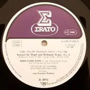 LP - Carl Philipp Emanuel Bach - Zwei Orgelkonzerte G-dur Wq 34, Es-dur Wq 35, Fantasie und Fuge Wq 119