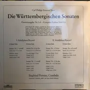 Double LP - C.P.E.l Bach / Siegfried Petrenz - Die Württembergischen Sonaten (Gesamtausgabe Nr. 1-6 = Complete Edition Nos. 1-6) - Gatefold