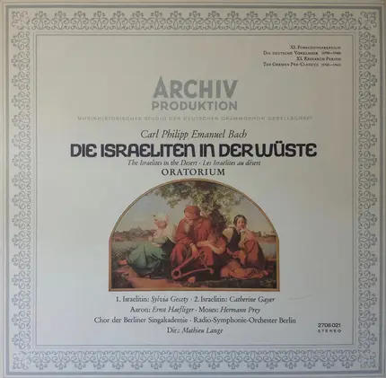Carl Philipp Emanuel Bach - Die Israeliten In Der Wüste