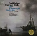 LP - Carl Philipp Emanuel Bach , Collegium Aureum - Vier Hamburger Sinfonien - Gatefold