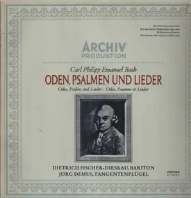 Carl Philipp Emanuel Bach - Oden, Psalmen Und Lieder