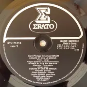 LP - C. P. E. Bach - Six Sonates Pour Pianoforte