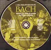 CD - Carl Philipp Emanuel Bach - Sonate Per Viola Da Gamba E Basso Continuo
