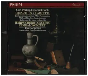 C.P.E. Bach - 3 Quartets / Harpischord Concerto