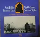 LP - Carl Philipp Emanuel Bach - Vier Orchester-Sinfonien Wq 183