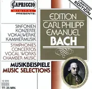 CD - Carl Philipp Emanuel Bach - Musikbeispiele / Music Selections - Limited Edition