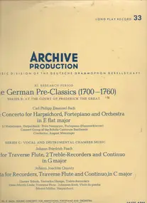 C.P.E. Bach - Double Concerto For Harpsichord, Fortepiano And Orchestra In E Flat Major / Sonata For Traverse Flu