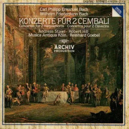 CPE Bach / Wilhelm Friedemann Bach - Konzerte Für 2 Cembali