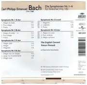 CD - Carl Phillipp Emanuel Bach - Die Symphonien Nr. 1-6