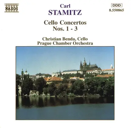 Carl Stamitz - Christian Benda , Prague Chamber Orchestra - Cello Concertos Nos. 1 - 3