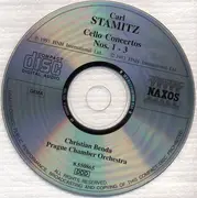 CD - Carl Stamitz - Christian Benda , Prague Chamber Orchestra - Cello Concertos Nos. 1 - 3