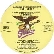 LP - Carl Story & His Rambling Mountaineers - Sacred Songs Of Life And The Hereafter
