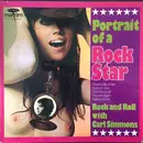 LP - Carl Simmons - Portrait Of A Rock Star. Rock And Roll With Carl Simmons