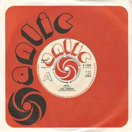 Carl Simmons - Angel / Hold On Ruby