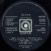 LP - Carl Simmons - Portrait Of A Rock Star Vol. 2