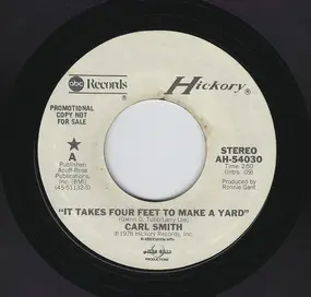 Carl Smith - it takes four feet to make a yard