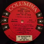 LP - Carl Smith Trio - Sunday Down South