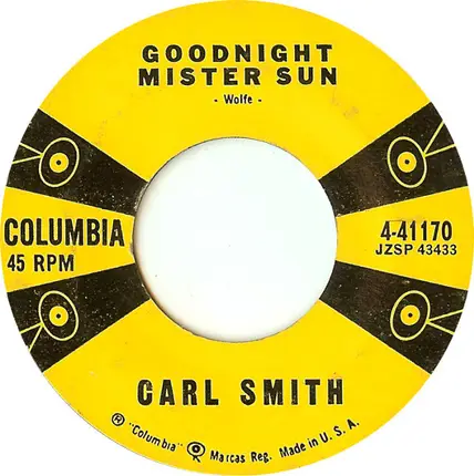 Carl Smith - Guess I've Been Around Too Long