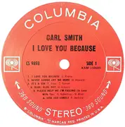 LP - Carl Smith - I Love You Because - Promo