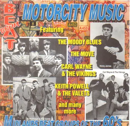 Carl Wayne & the Vikings / Keith Powell / The Move a.o. - Brum Beat - Motorcity Music - Midlands Beat Groups Of The 60's