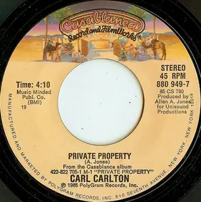 Carl Carlton - Private Property / Mama's Boy