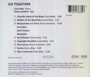 CD - Carla Bley / Steve Swallow - Go Together