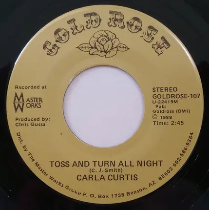 Carla Curtis - Toss And Turn All Night