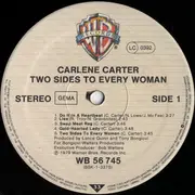 LP - Carlene Carter - Two Sides To Every Woman