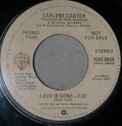 Carlene Carter - Love Is Gone