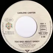 7inch Vinyl Single - Carlene Carter with Dave Edmunds - Baby Ride Easy