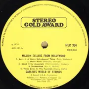 LP - Carlini's World Of Strings - Million Sellers From Hollywood