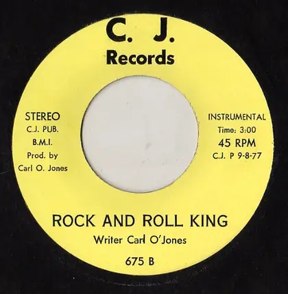 Carl Jones - Rock And Roll King
