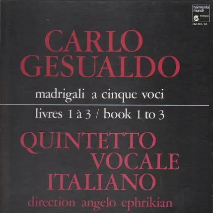 Carlo Gesualdo - Quintetto Vocale Italiano (Angelo Ephrikian)