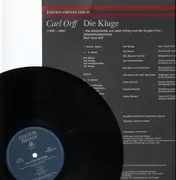 Double LP - Carl Orff - Die Kluge, RSO Leipzig, Kegel - 2 x 180g