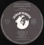 Carlos D'Alessio / Marguerite Duras - India Song et Autres Musiques de Films