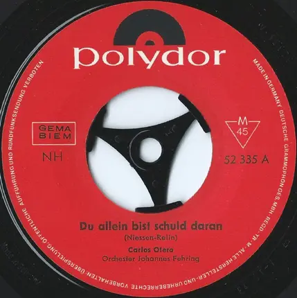 Carlos Otero - Du Allein Bist Schuld Daran