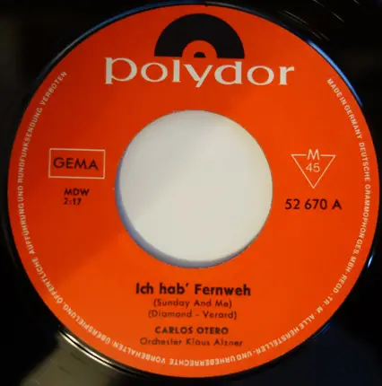 Carlos Otero - Ich Hab Fernweh