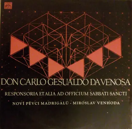 Carlo Gesualdo - Responsoria Et Alia Ad Officium Sabbati Sancti