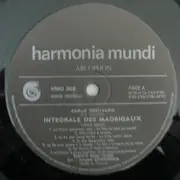 LP - da Venosa - Madrigali A Cinque Voci 2 - Second Livre - Gatefold