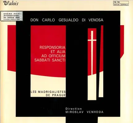 Carlo Gesualdo - Responsoria Et Alia Ad Officium Sabbati Sancti