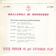 7inch Vinyl Single - Carlo Savina And His Orchestra - Federico Bergamini And His Orchestra - Tullio Mobiglia E La Sua Or - Ballabili Di Successo A Sola Orchestra N. 6