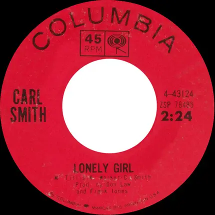 Carl Smith - Lonely Girl