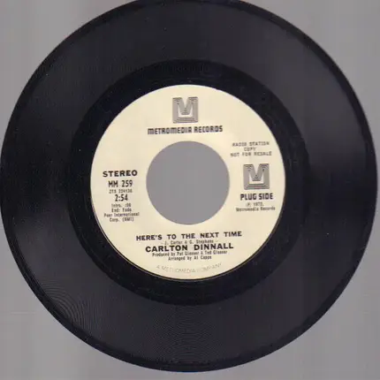 Carlton Dinnall - Here's To The Next Time / Morningside