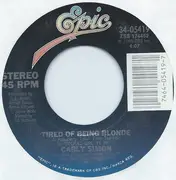 7inch Vinyl Single - Carly Simon - Tired Of Being Blonde