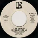 7inch Vinyl Single - Carly Simon - You Belong To Me