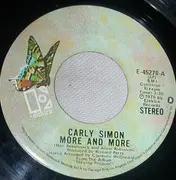 7inch Vinyl Single - Carly Simon - More And More